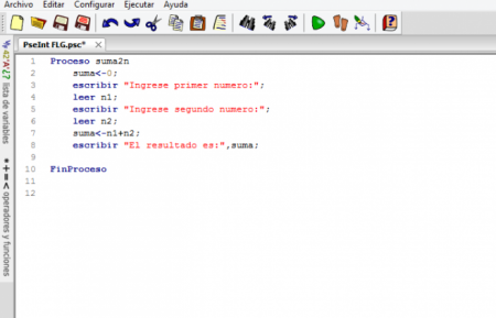 Suma de  2 numeros